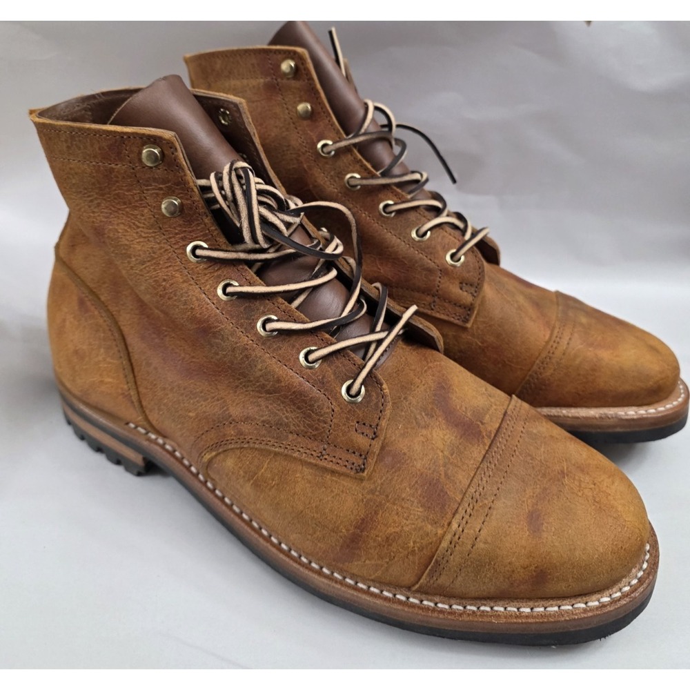 Truman Unstructured Cap Toe Service Boot- Coach Rambler -  last 79 size 12.5 EE